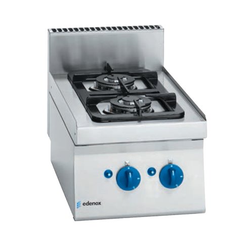 Edenox- Cocina a gas Sobremesa 2 Fuegos SCG-40 E Edenox