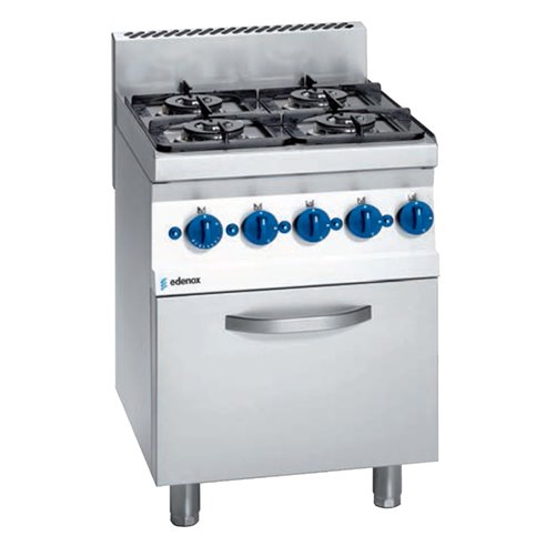 Cocina a gas Modular 4 Fuegos con Horno SCGHG-60 E Edenox