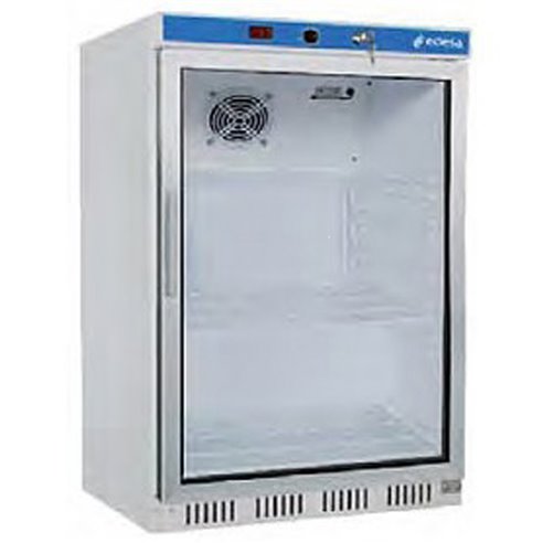 Armario Refrigerado 1 Puerta de Cristal 4 Estantes 130 Litros 626x600x845 Mm APS-251-C Edenox