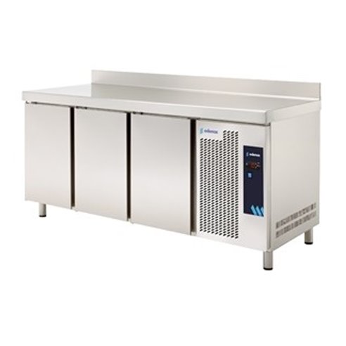 Mesa Refrigerada Gastronorm Serie GN 1/1 3 Estantes 3 Puertas Opacas 455 litros MPG-180 HC Edenox