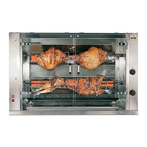 Asador a Gas para Grandes Piezas 2 Espadas 1528x600x980h mm GPG2 MCM