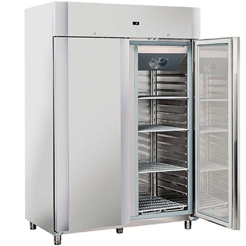 Armario Refrigerado 1300 Litros 2 Puertas Opaca Inoxidable 1400x815x2055h mm QR12 Eurofred