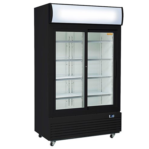 Armario Expositor Refrigerado 776 Litros 2 Puertas de Cristal 1000x730x2036h mm DC 800 SB Eurofred