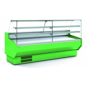 Clima Hosteleria- Vitrina Refrigerada Cristal Recto pastelería Fondo 900 dim.1055x940x1235h mm Línea Córdoba VEPD-9-10-RR