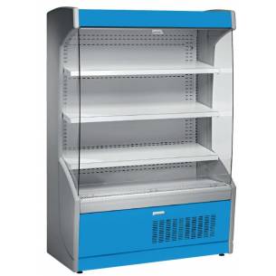 Mural Refrigerado Expositor 4 Estantes Fondo 700 de 705 x700 x1998h mm AVEIRO MPL070-A azul