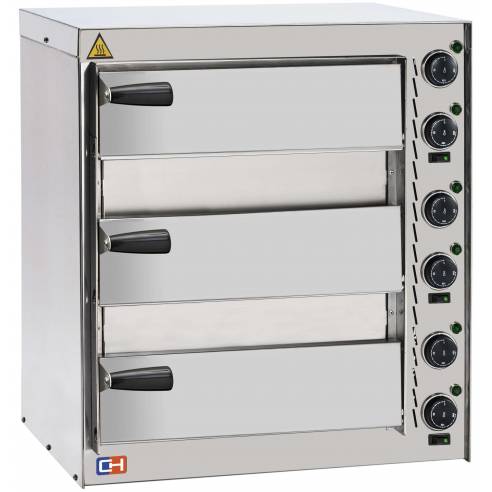 Horno Eléctrico de Pizza Compacto 3 pizza diámetro 35 cm AVEIRO FP52PI