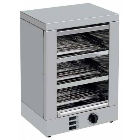 Clima Hosteleria- Tostador 3 pisos Slim Line resistencias de cuarzo contemporizador 2400W TE3T