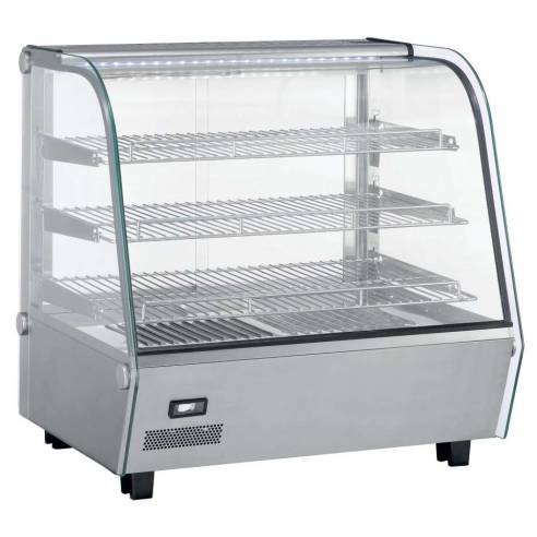 Clima Hosteleria- Vitrina caliente sobremostrador 120 litros de 678x568x685h mm Línea Pekín XCR-120L