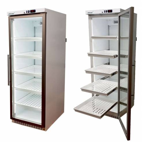 Clima Hosteleria- Armario Expositor Refrigerado Especial Farmacia con Cajones Extraibles 626 x 742 x 1865h mm VR400 Línea Cór...