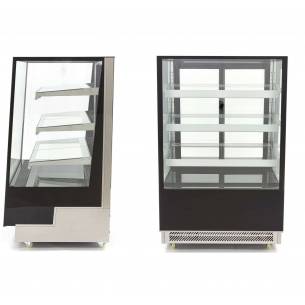 Vitrina Refrigerada Ventilada Total Cristal Recto con 3 estantes de cristal 1200X810X1454h mm Línea Pekín XC500L