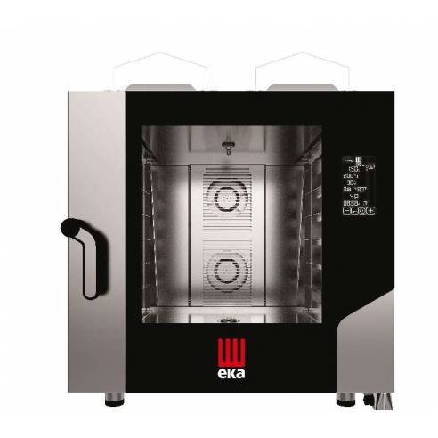 Horno a gas convección MILLENIAL BLACK MASK Pastelería/Panadería 6 bandejas 600x400 mm MKF664GBM Línea Padova