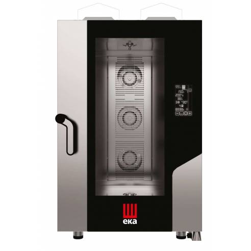 Horno a gas convección MILLENIAL BLACK MASK Gastronomía 11 bandejas GN1/1 MKF1111GBM Línea Padova