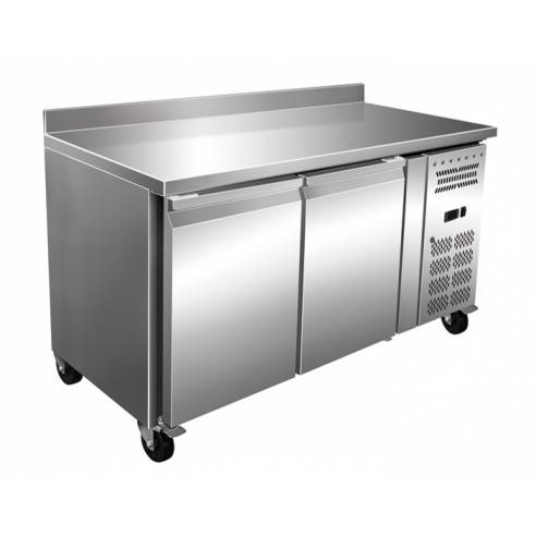 Clima Hosteleria- Mesa Refrigerada GN1/1 Acero Inoxidable 2 Puertas 1360x700x960h mm PEKIN GN2200TN