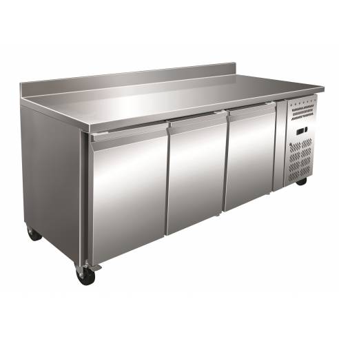 Clima Hosteleria- Mesa Refrigerada GN1/1 Acero Inoxidable 3 Puertas 1795x700x960h mm PEKIN GN3200TN