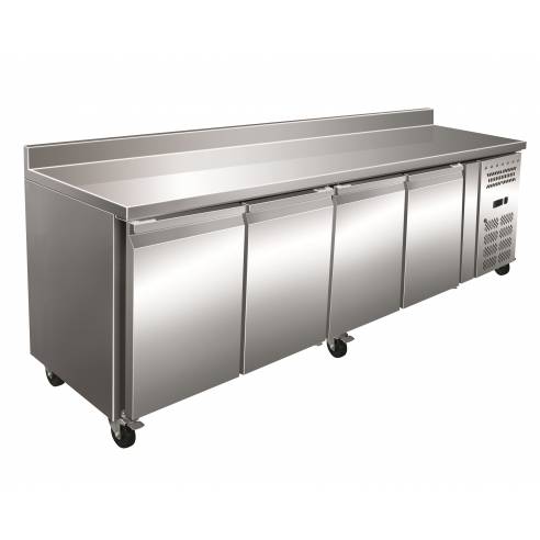 Mesa Refrigerada GN1/1 Acero Inoxidable 4 Puertas 2230x700x960h mm PEKIN GN4200TN