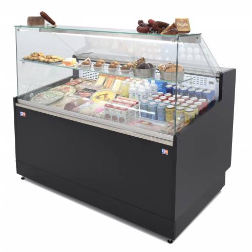 Vitrina Refrigerada Expositora de 1 metro Fondo 973 mm Frío Estático Línea CORDOBA VRE-100