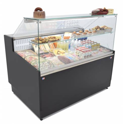 Clima Hosteleria- Vitrina Refrigerada Expositora de 1,5 metros Fondo 973 mm Frío Estático Línea CORDOBA VRE-150