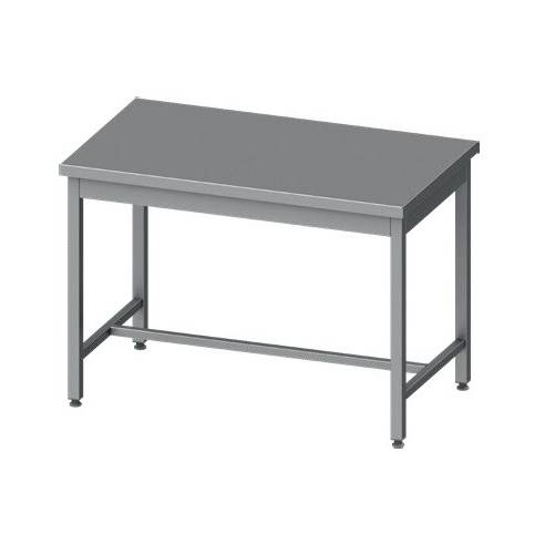 Mesa Central acero inoxidable AISI 201 sin estante 1000x600x850 mm MC106S Línea Varsovia-23,90 Kg (950086100)