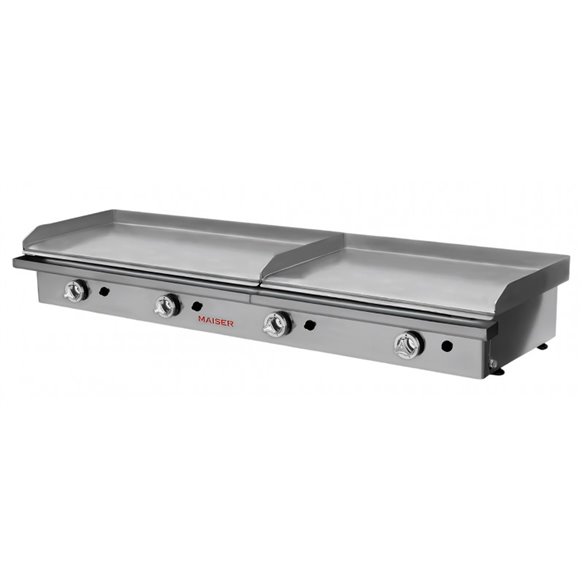 Plancha gas 80+60 acero rectificado