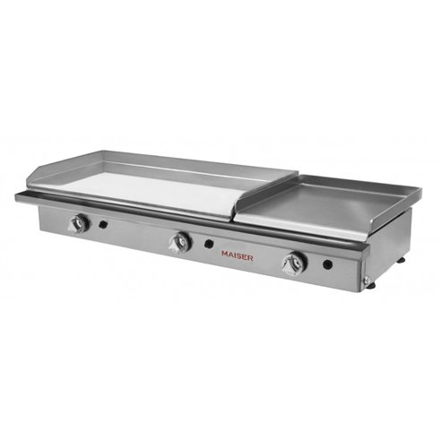 Hostelbar- Plancha a Gas Profesional 80 cromo duro+40 laminada PKR8L4