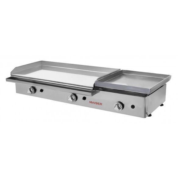 Plancha gas 80 cromo duro+40 frankfurt