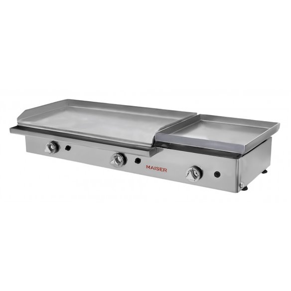 Plancha gas 80 rectificada+40 frankfurt