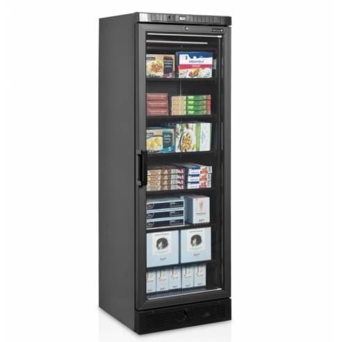 - Expositor Refrigerado Congelados Estático 300 Litros 595 x 640 x 1840h mm UFSC371G BLACK Línea VIBORG